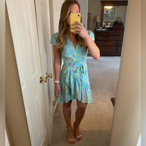 XIX PALMS Capri Wrap Mini Dress - Picture 2 of 10